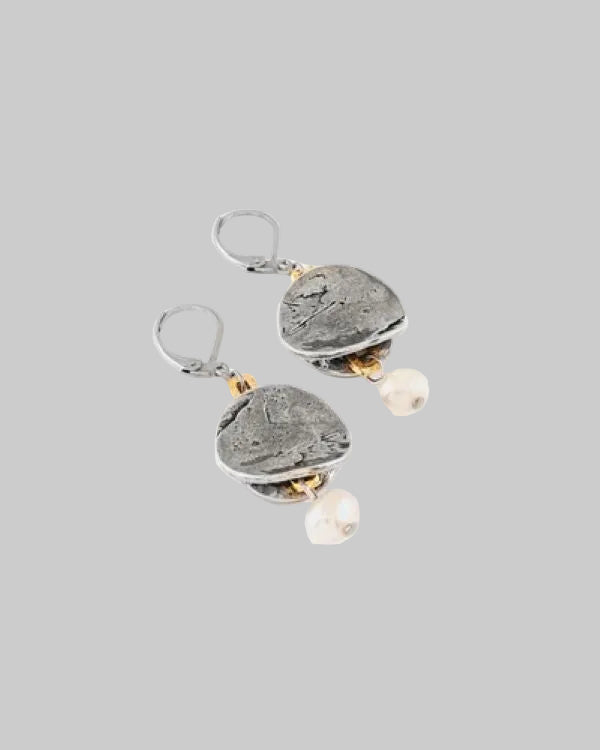 Claudie Two-Tone Earrings