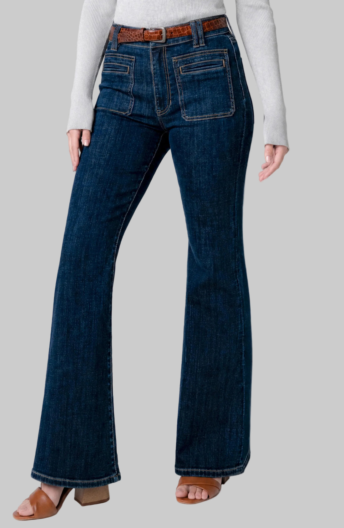 Hannah Flare W/Vintage Patch Pockets