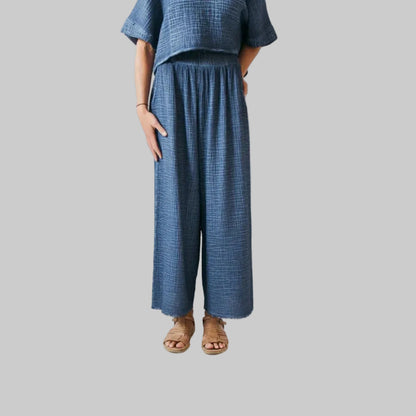 Crinkle Palazzo Pant