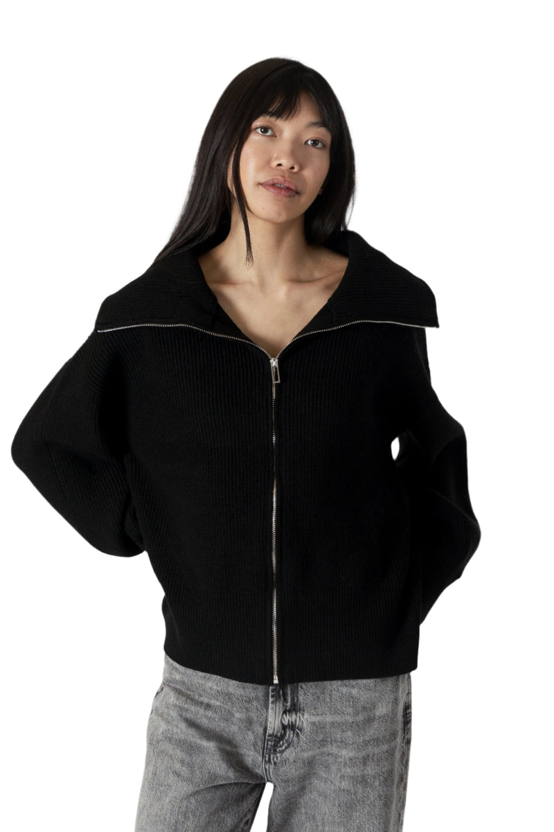 Lyla & Lux Top Cardigan Zip-Up