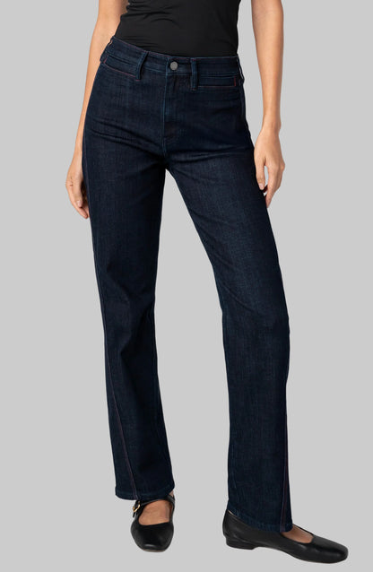 Kennedy Straight W/Side Stitch Detail