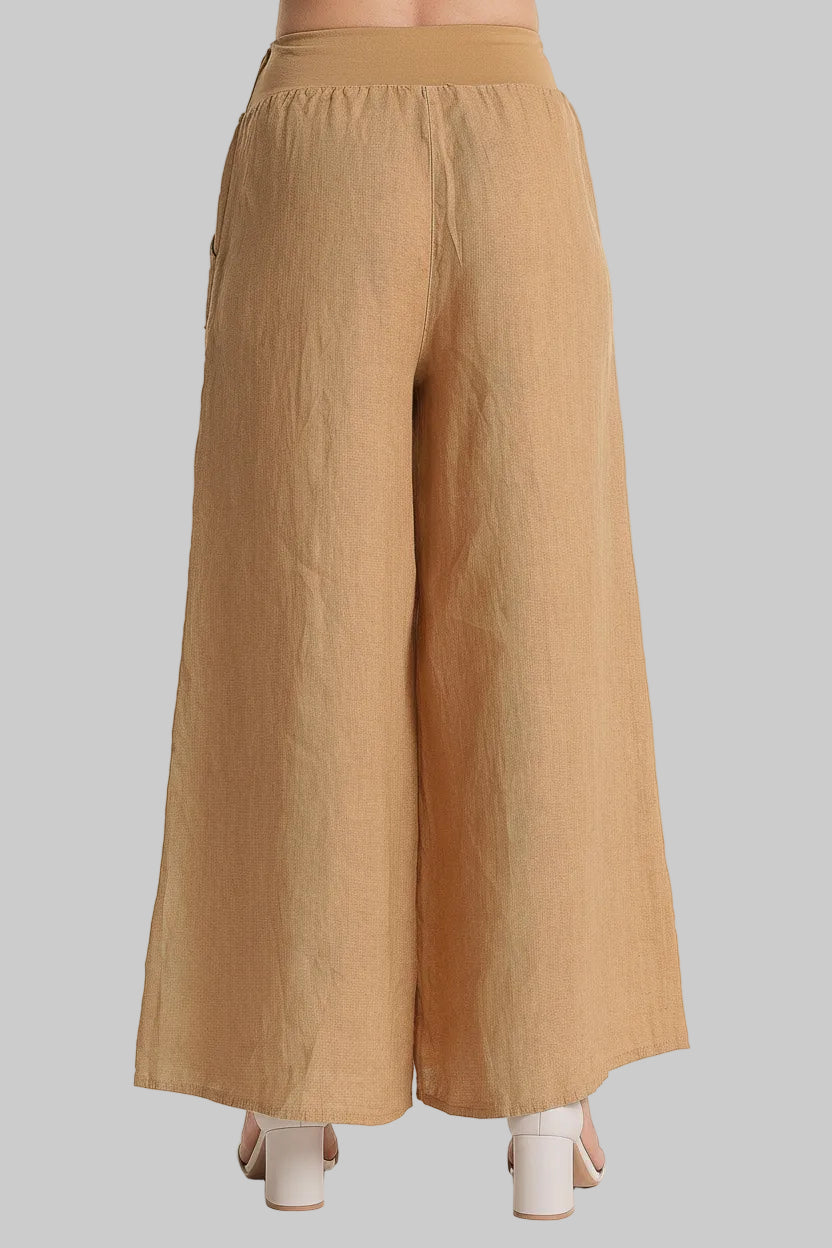 French Linen Palazzo Pant