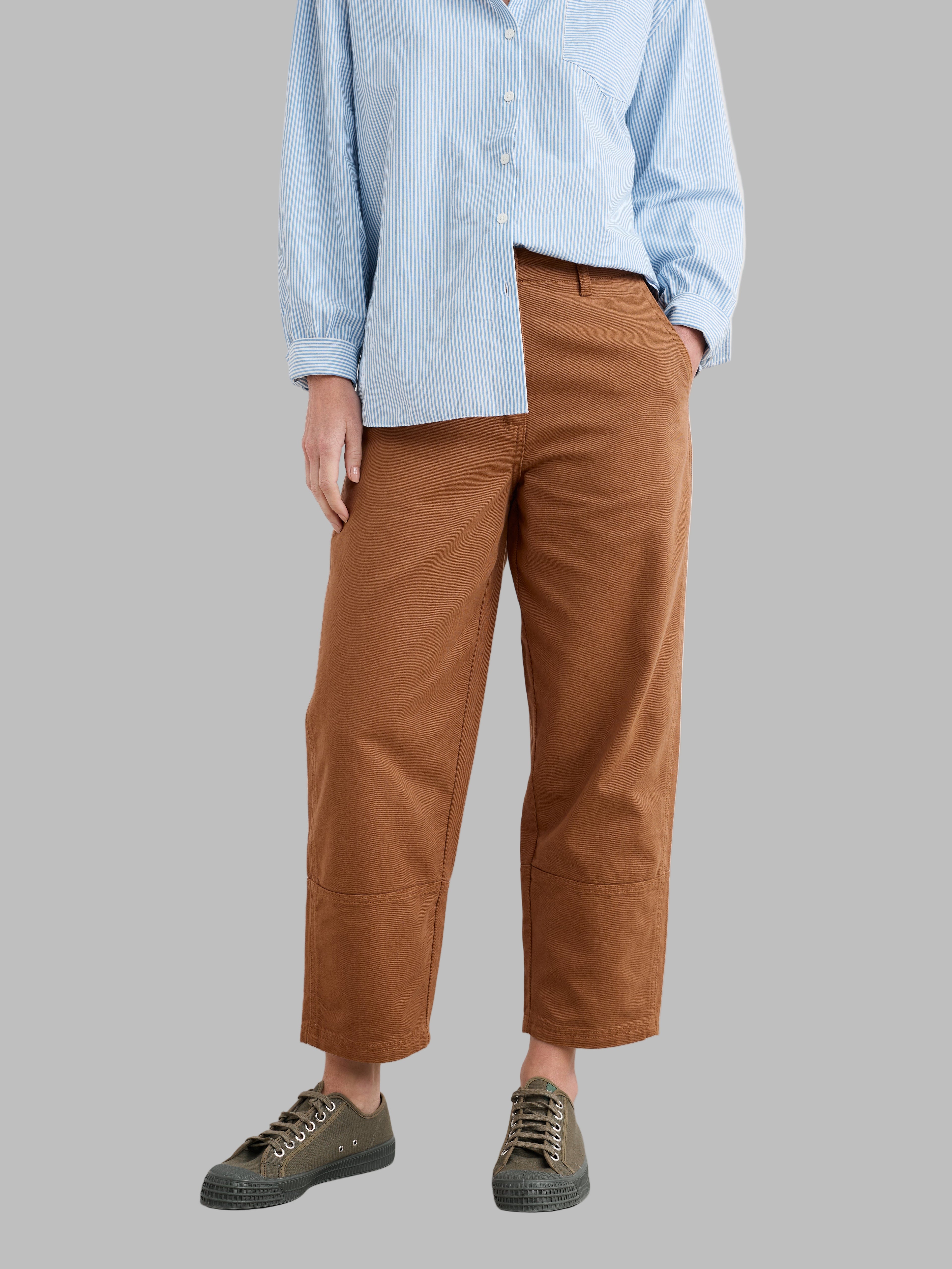 Painted Forms Organic Barrel Leg Trousers