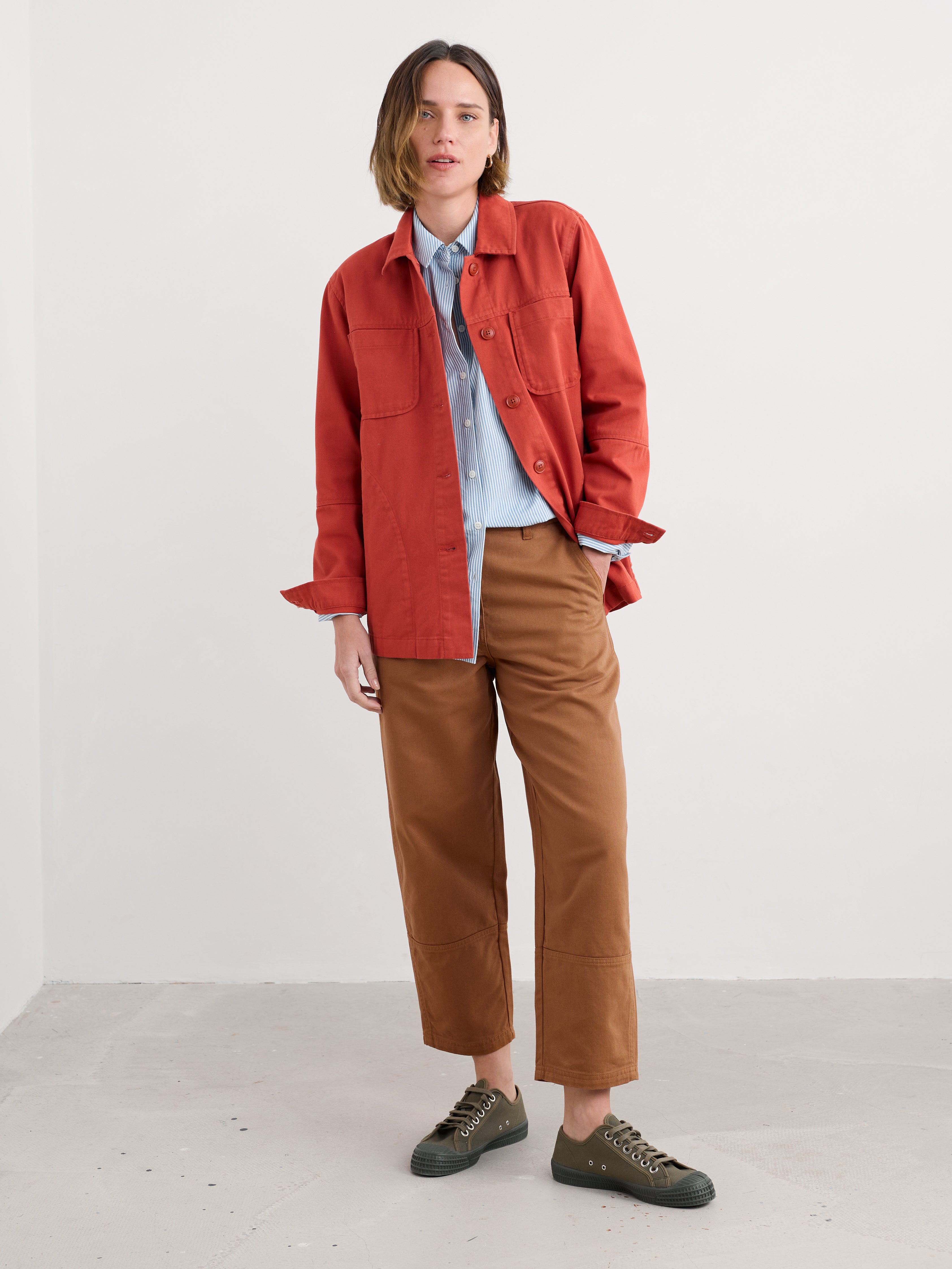 Painted Forms Organic Barrel Leg Trousers