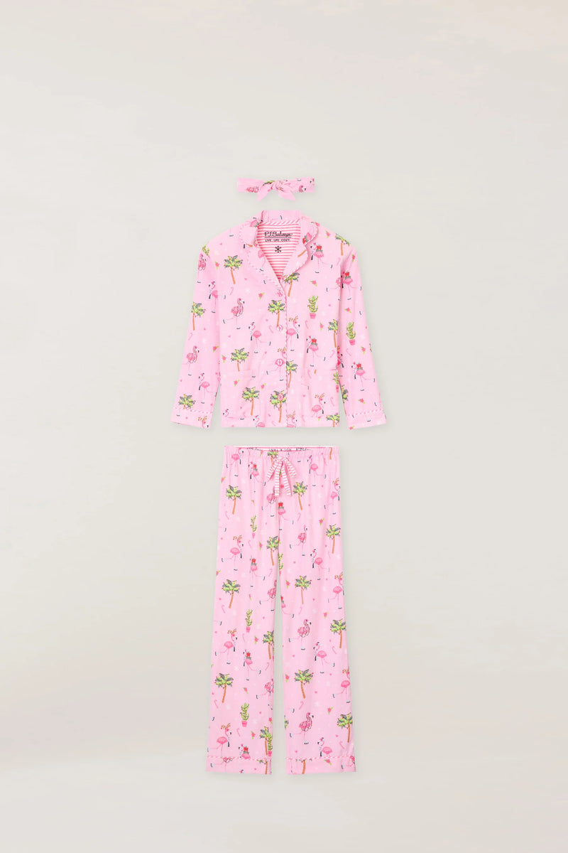 Flamingo Flannel PJ Set