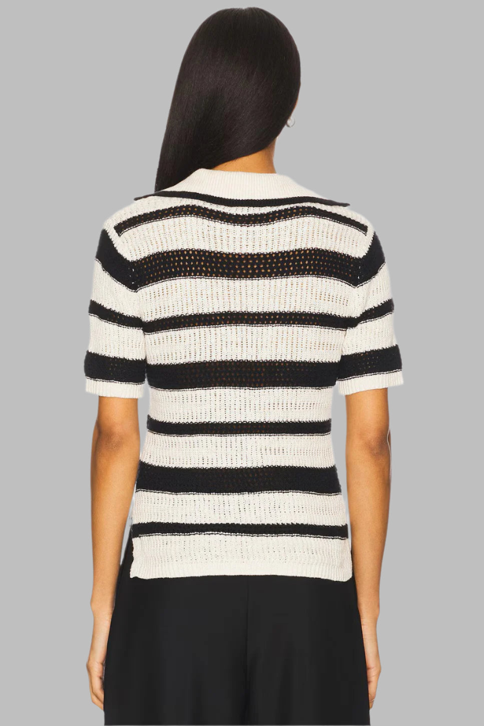 Knitted Collared Top