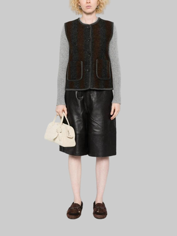 Striped Wool Vest