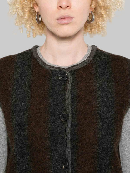 Striped Wool Vest