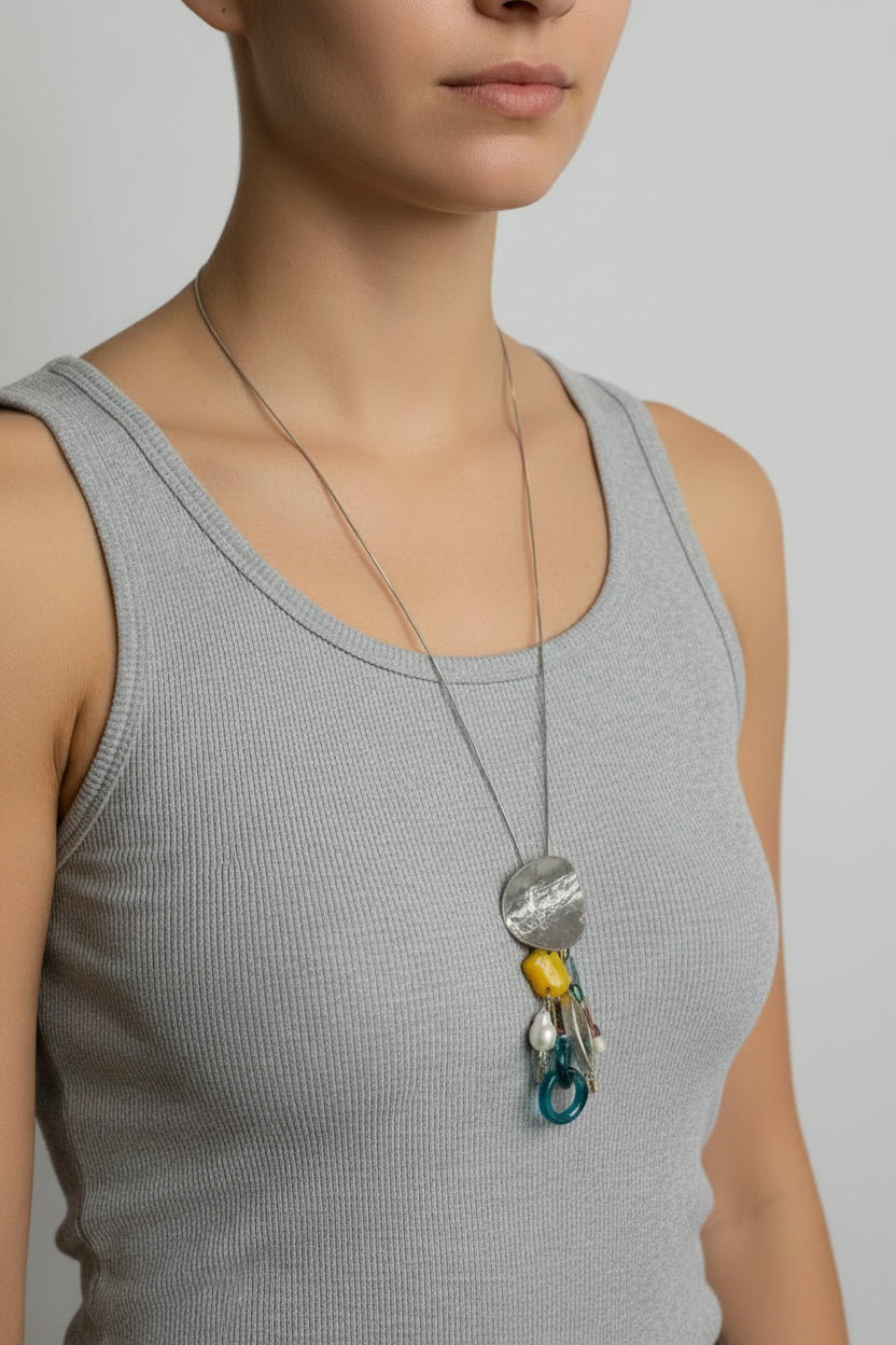 Vitrion Two-Tone Necklace