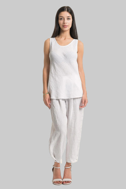 French Linen Sleeveless Top