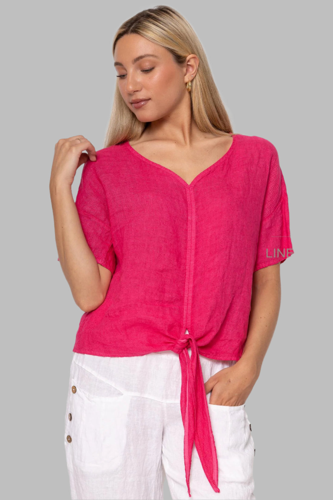LINEN LUV Top Blouse