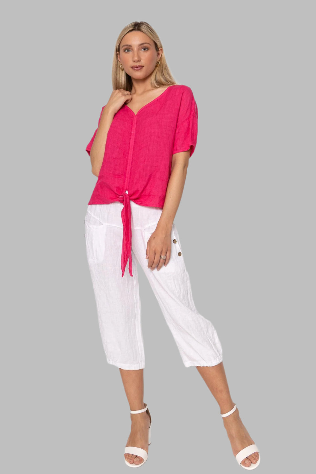 LINEN LUV Top Blouse