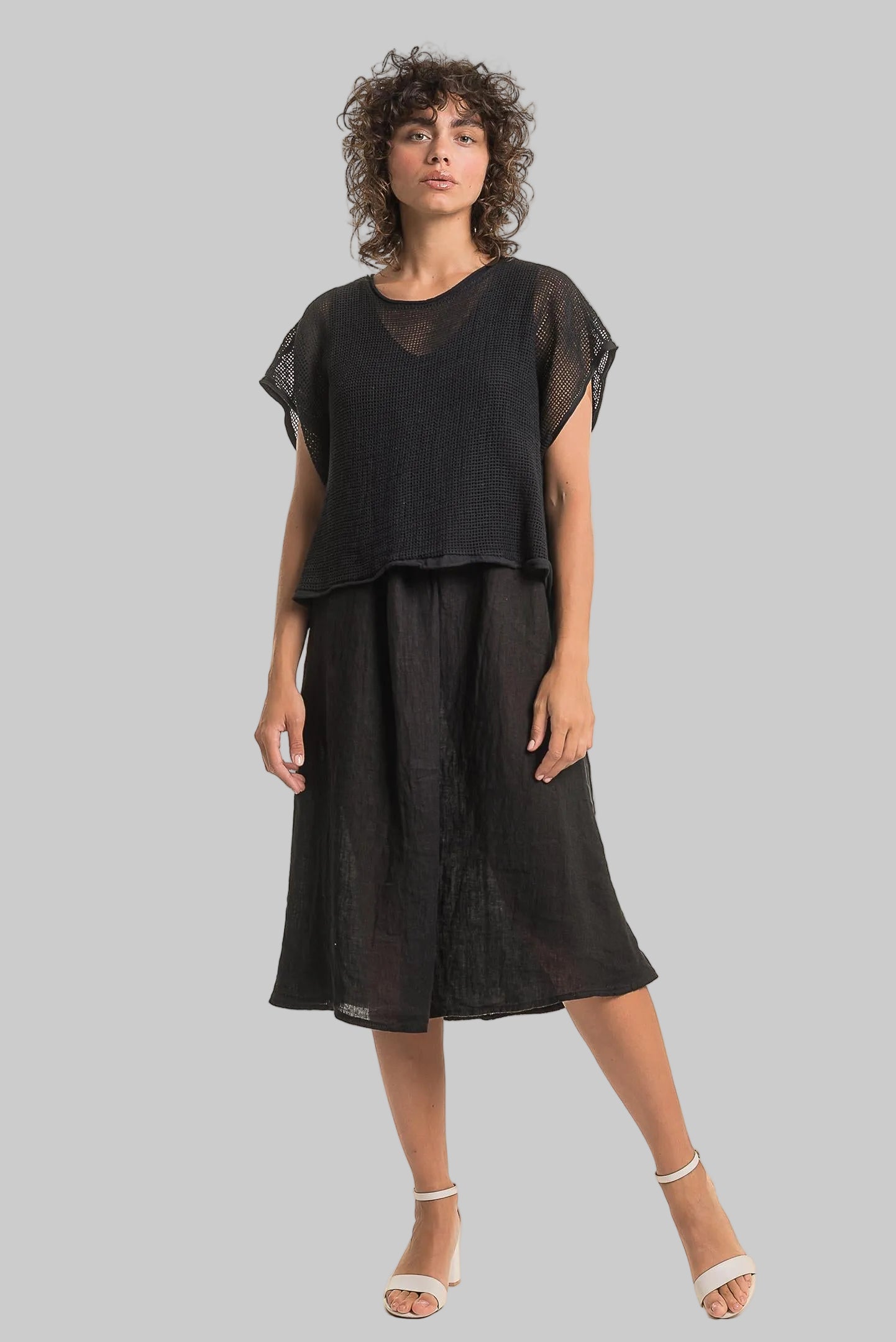French Linen Dress