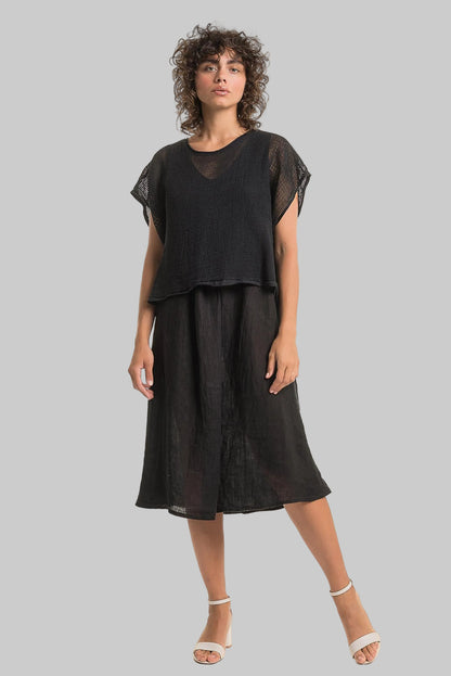 French Linen Dress