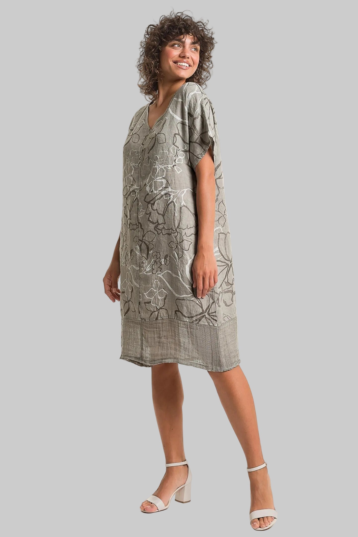French Linen Dress