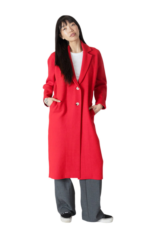 Lyla & Lux Coats Long RED