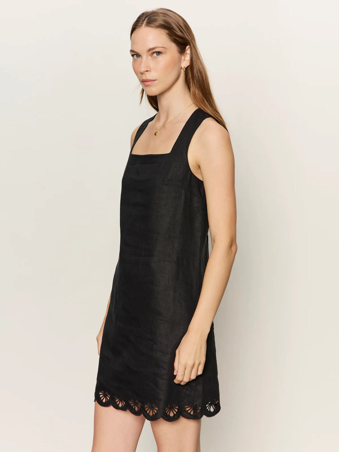 Almost There Linen Dress