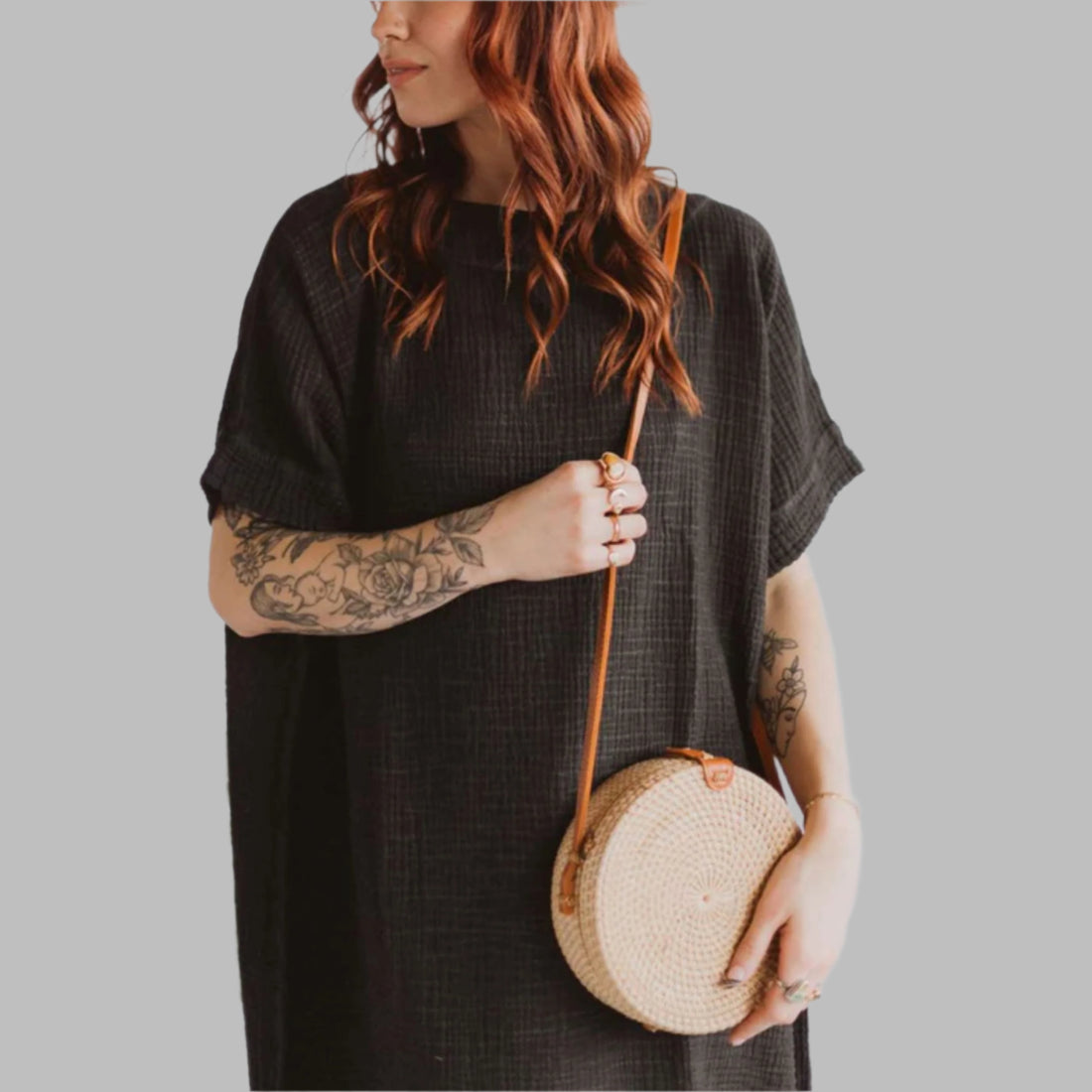 Crinkle Balloon Dress