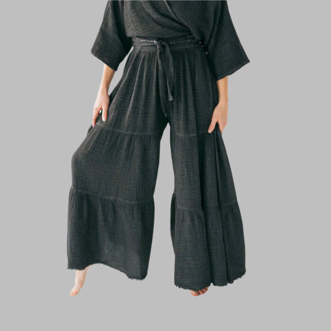 Crinkle Skirt Pant