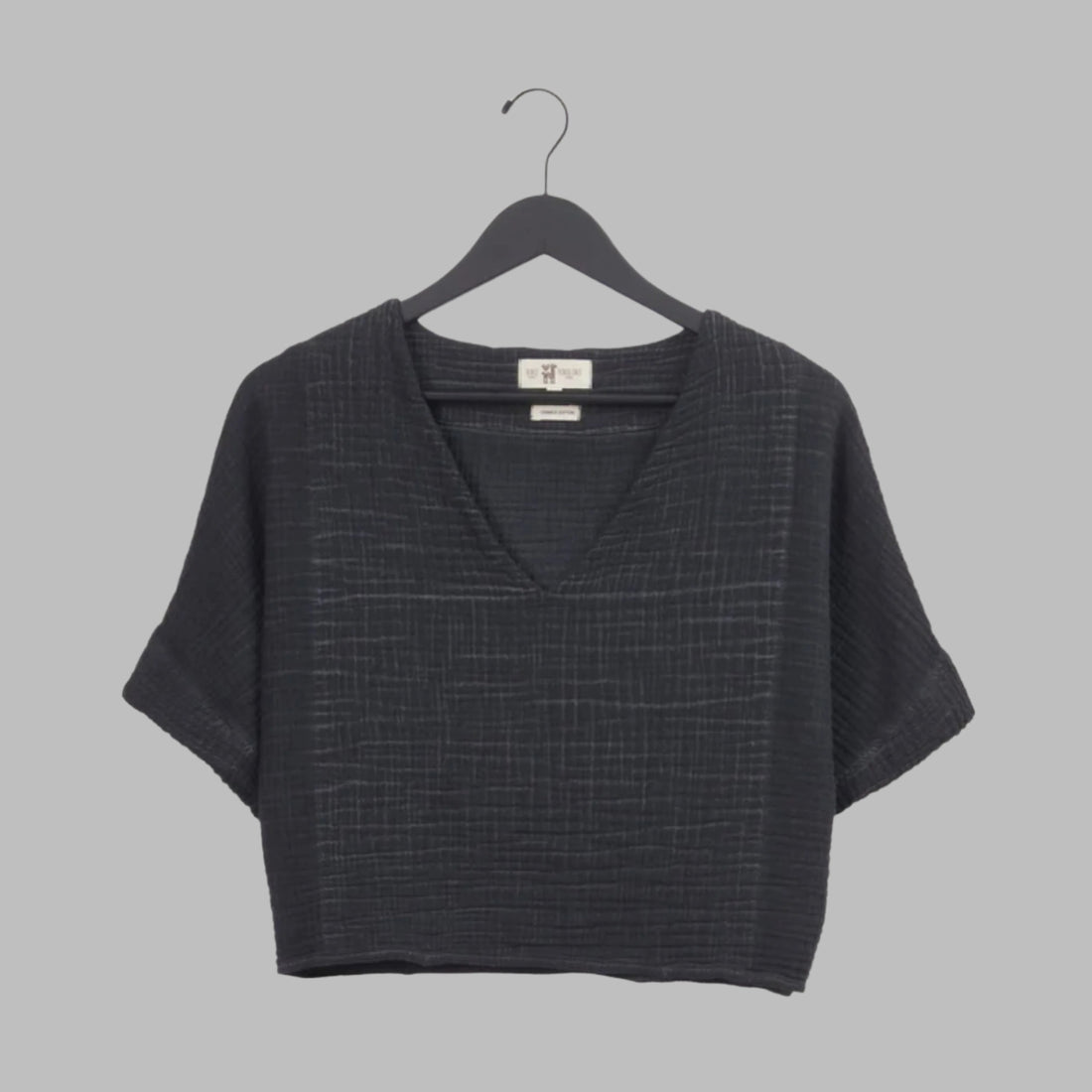 Crinkle Crop Top
