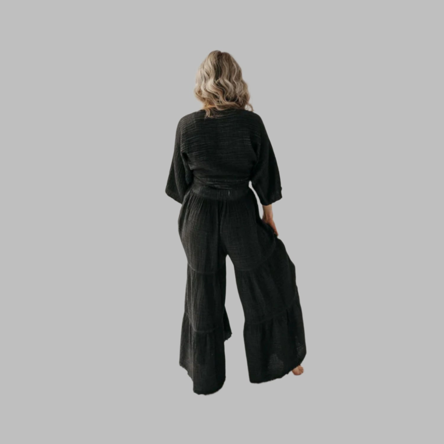 Crinkle Skirt Pant