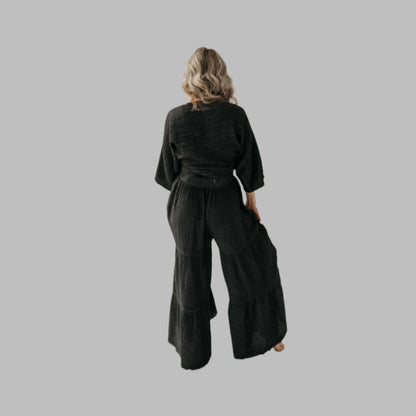 Crinkle Skirt Pant