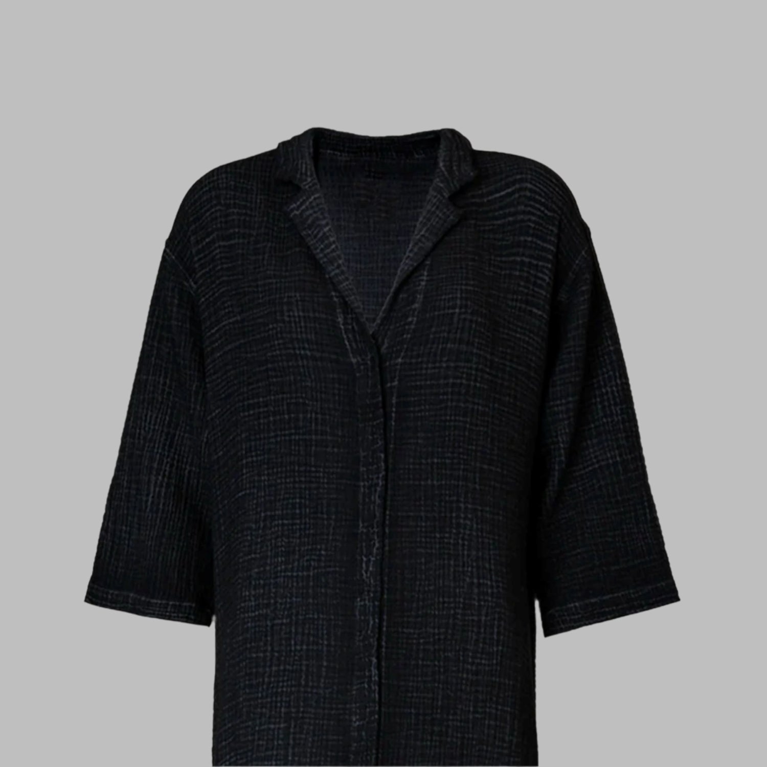 Crinkle Shirt Dress