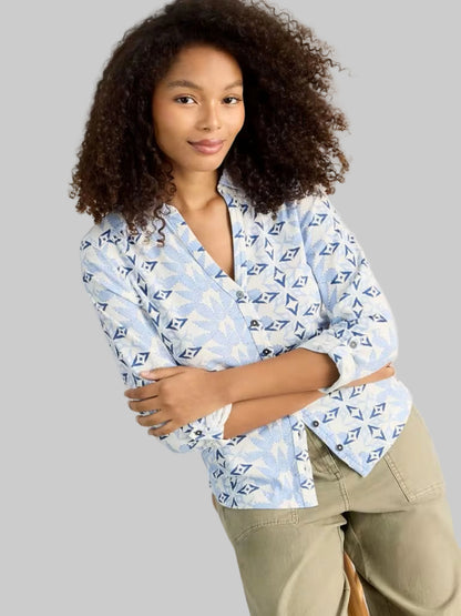 Womens Annie Collard Jersey Shirt