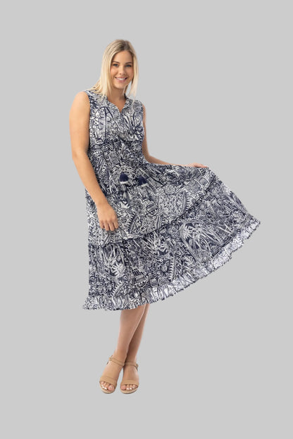 Boho Print Dress