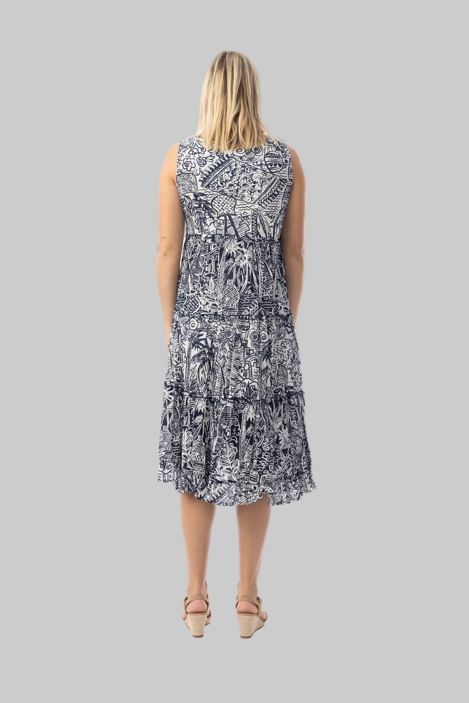 Boho Print Dress
