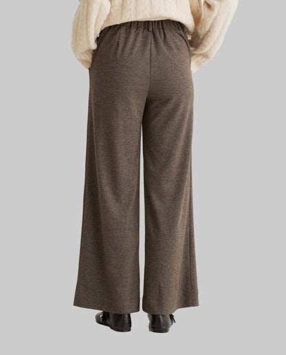 Wide Knit Trousers