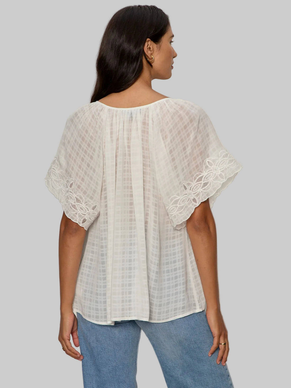 Easy Brunch Embroidered Blouse