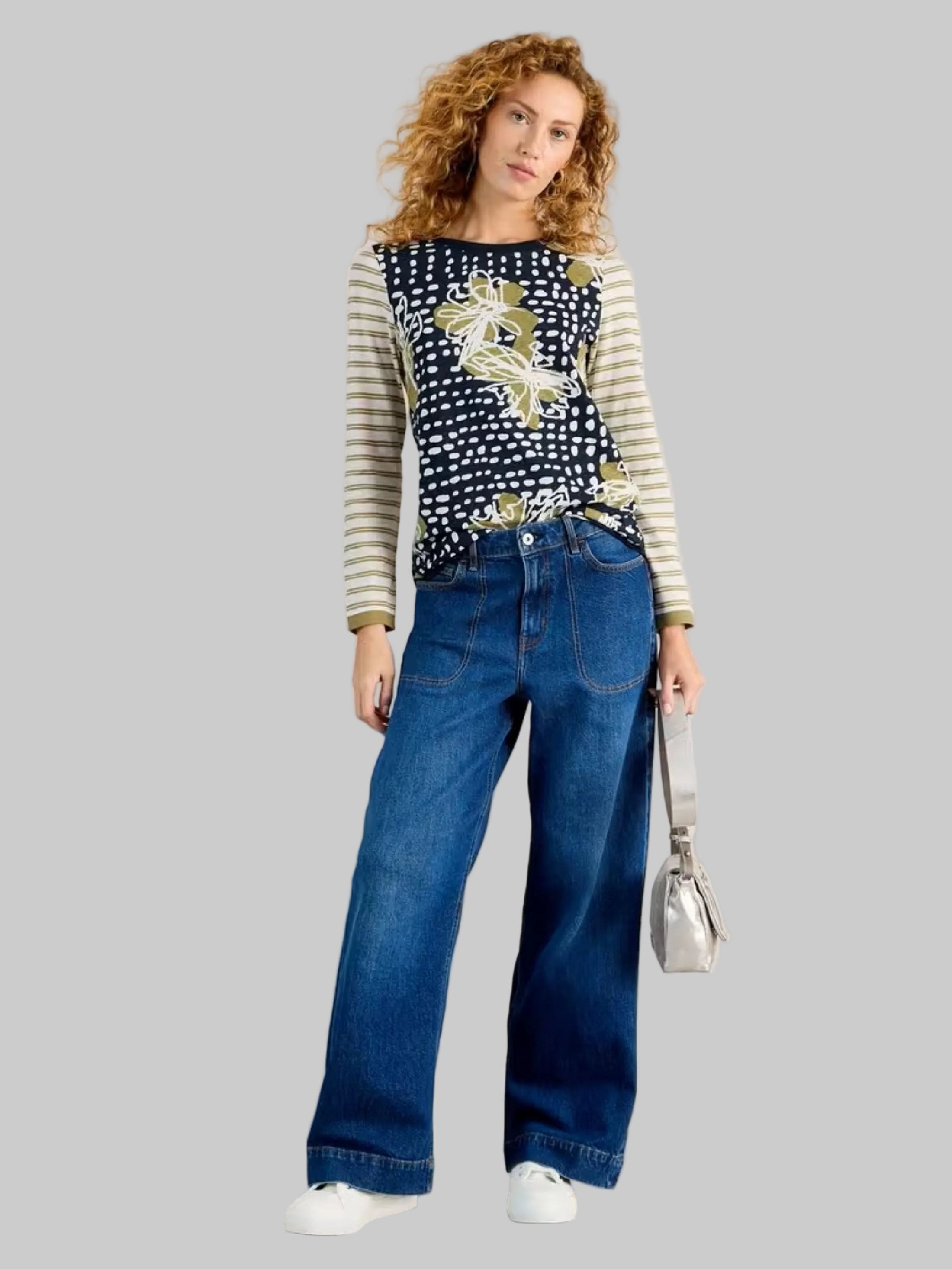 Clara Long Sleeve Tee Crew Neck
