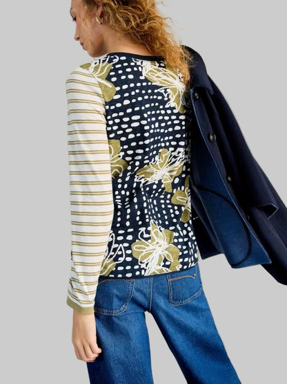 Clara Long Sleeve Tee Crew Neck
