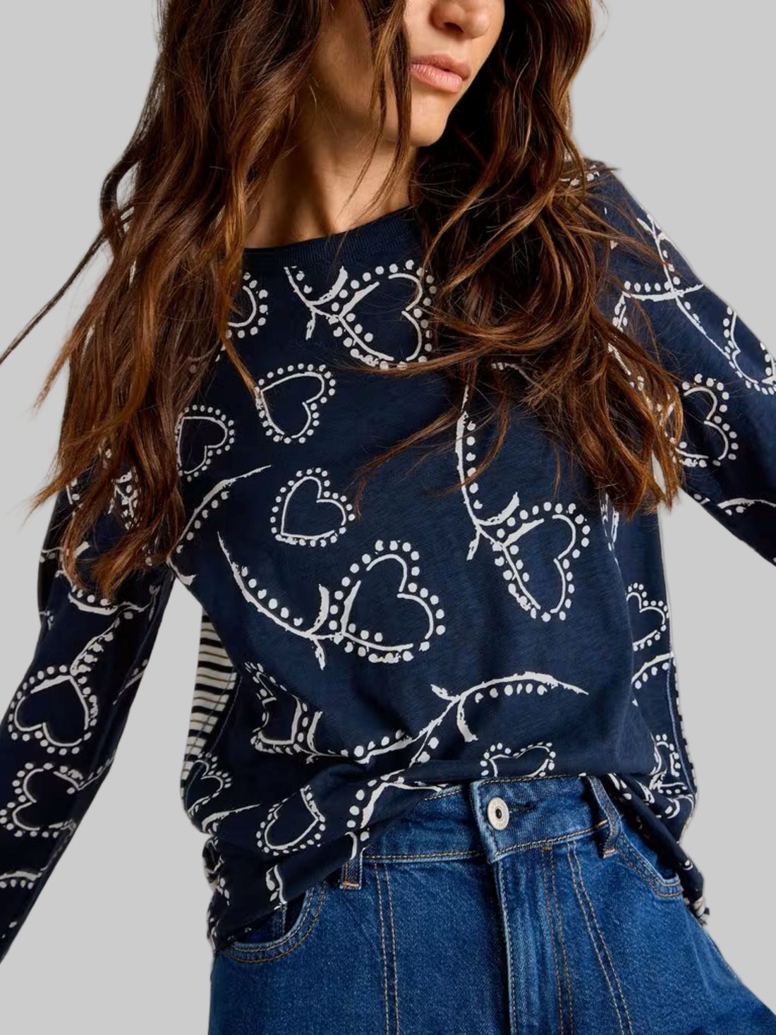 Clara Crew Neck Long Sleeve Tee