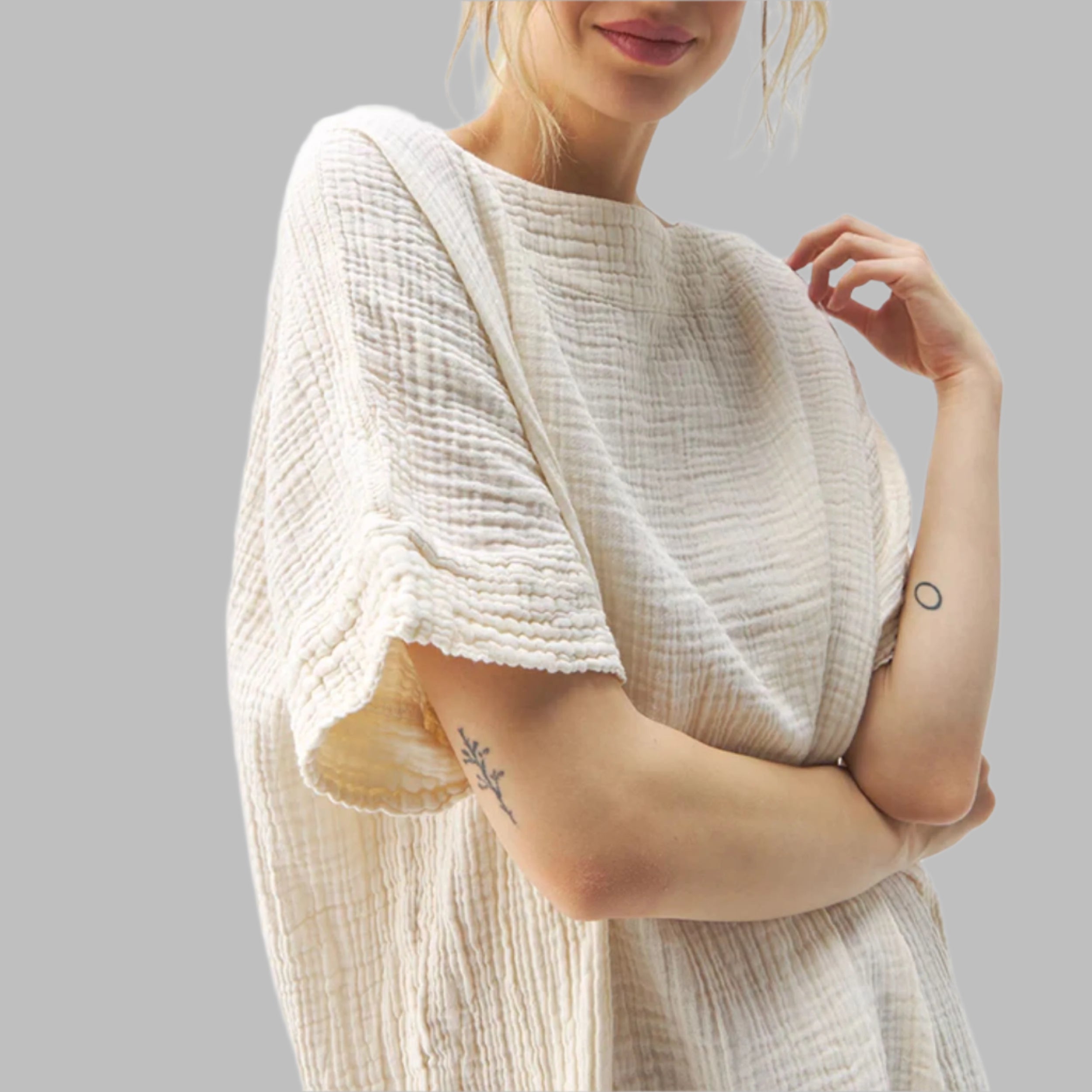 Crinkle Balloon Dress