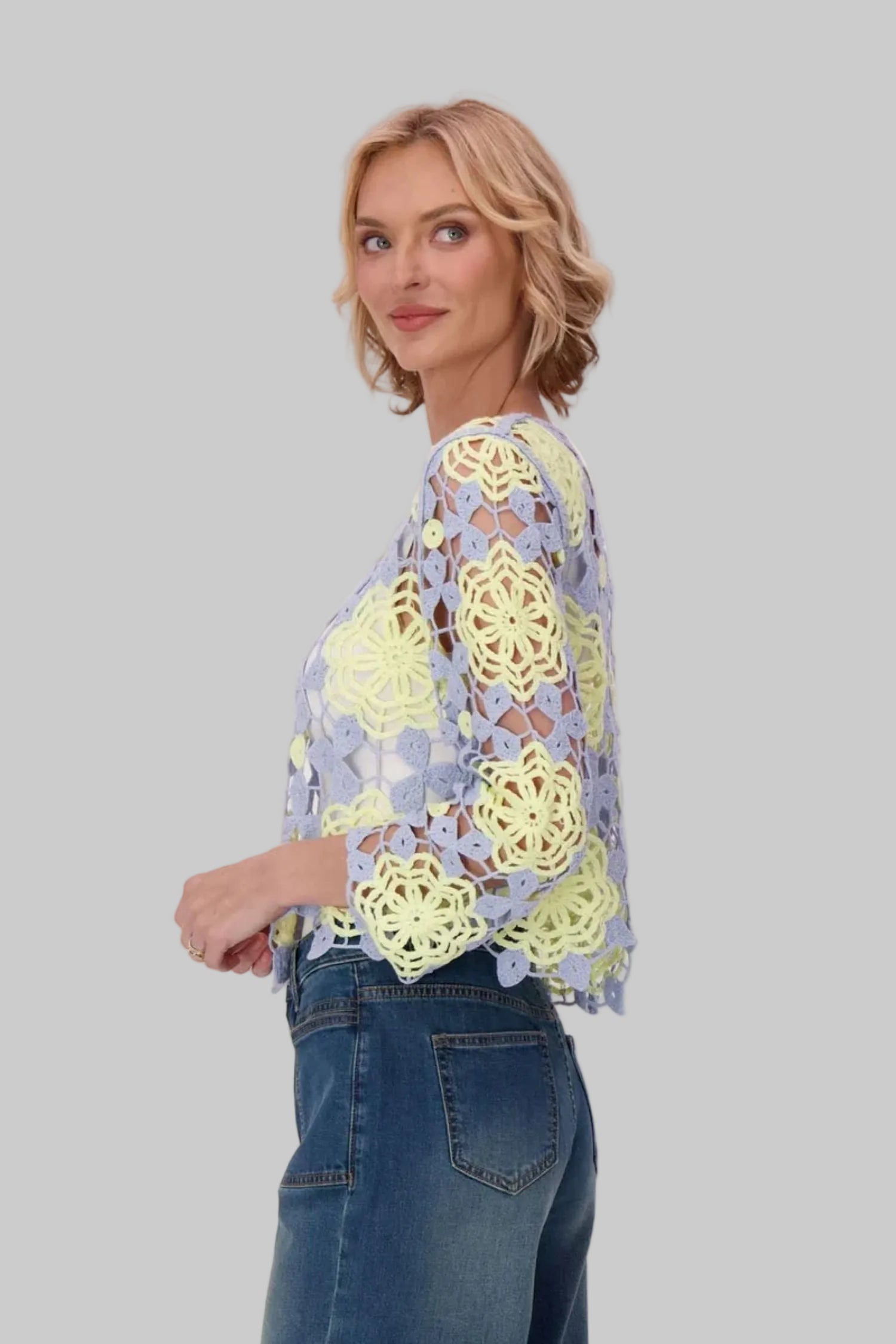 Crochet Bloom Sweater