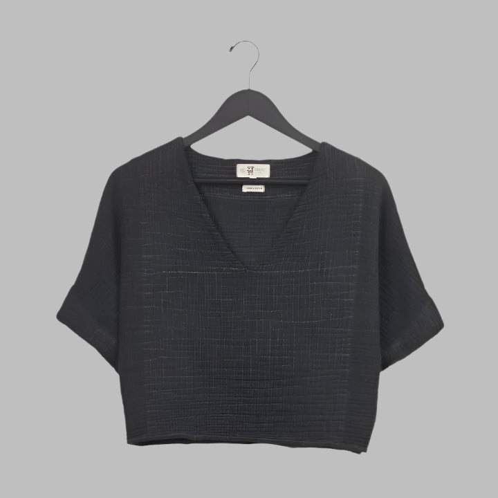 Crinkle Crop Top