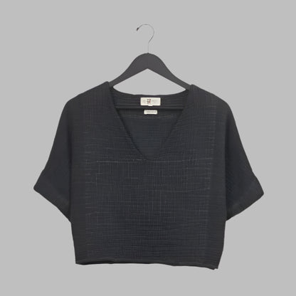 Crinkle Crop Top