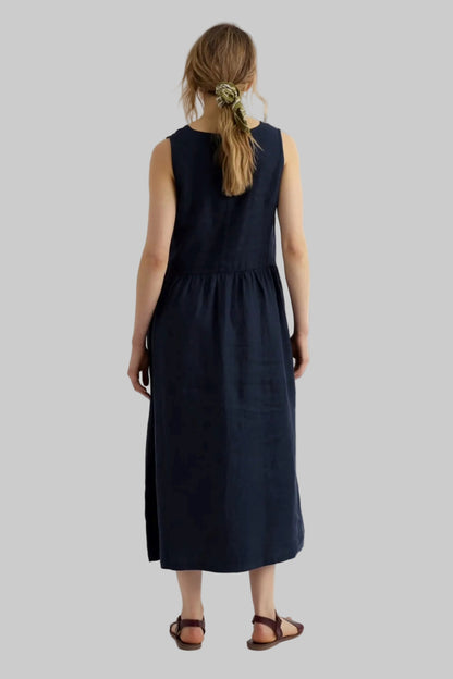 Lowland Heather Linen Dress