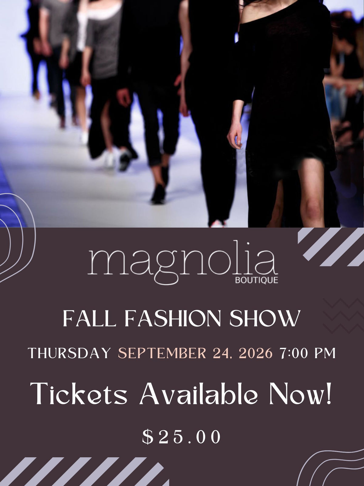 Fashion Show Ticket