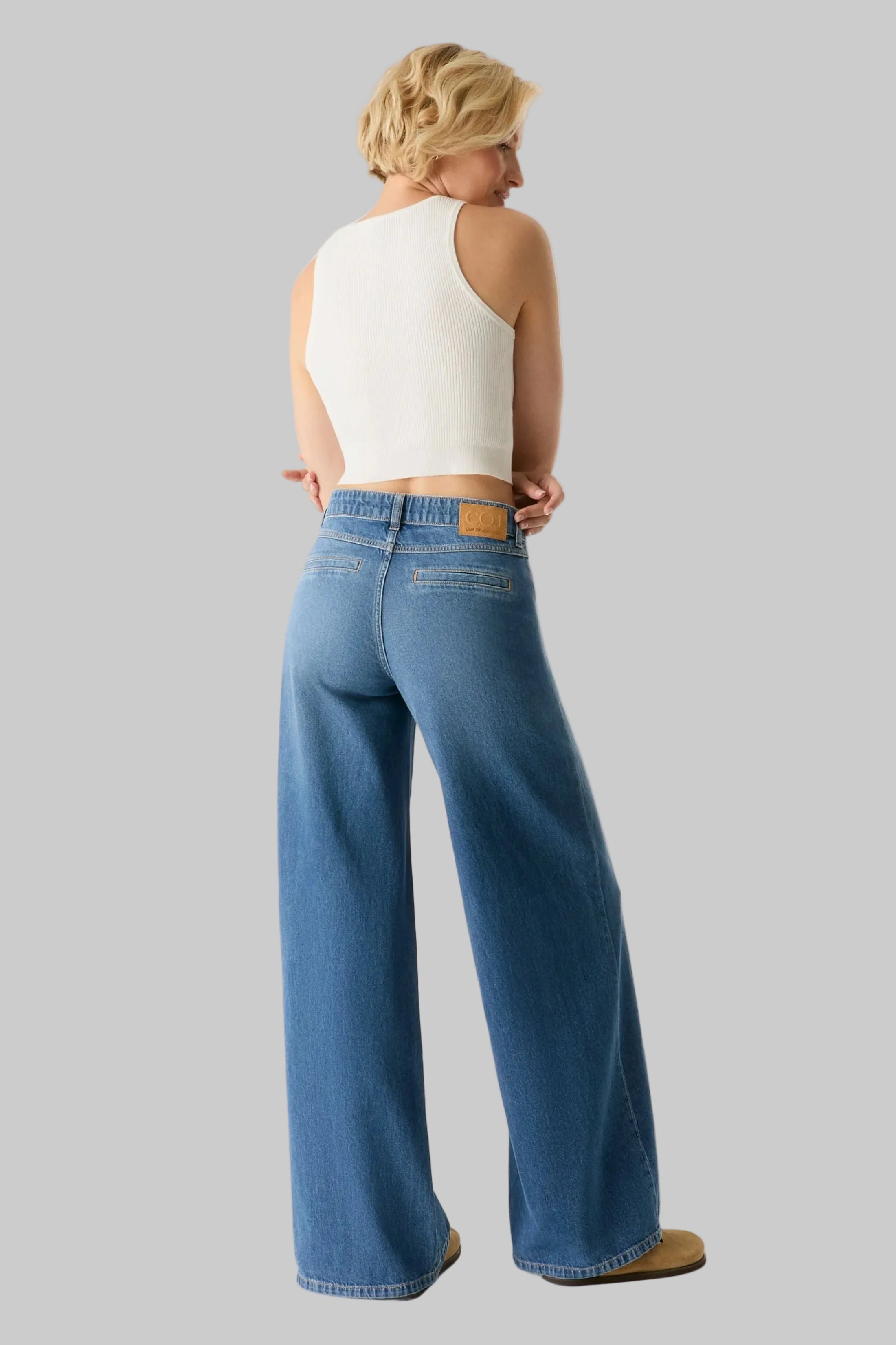 Hazel Mid Waist Full Length Jeans