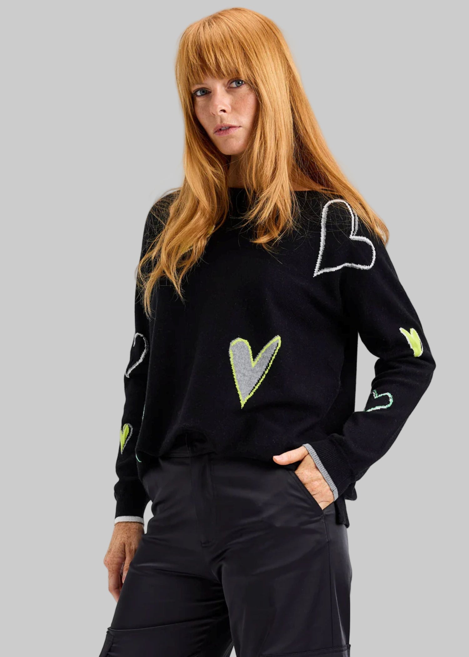 Intaria Hearts Sweater