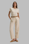 Velvet Bottom Pant Linen