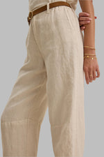 Velvet Bottom Pant Linen