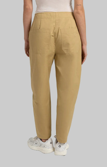 High Waist Barrel Leg Trousers