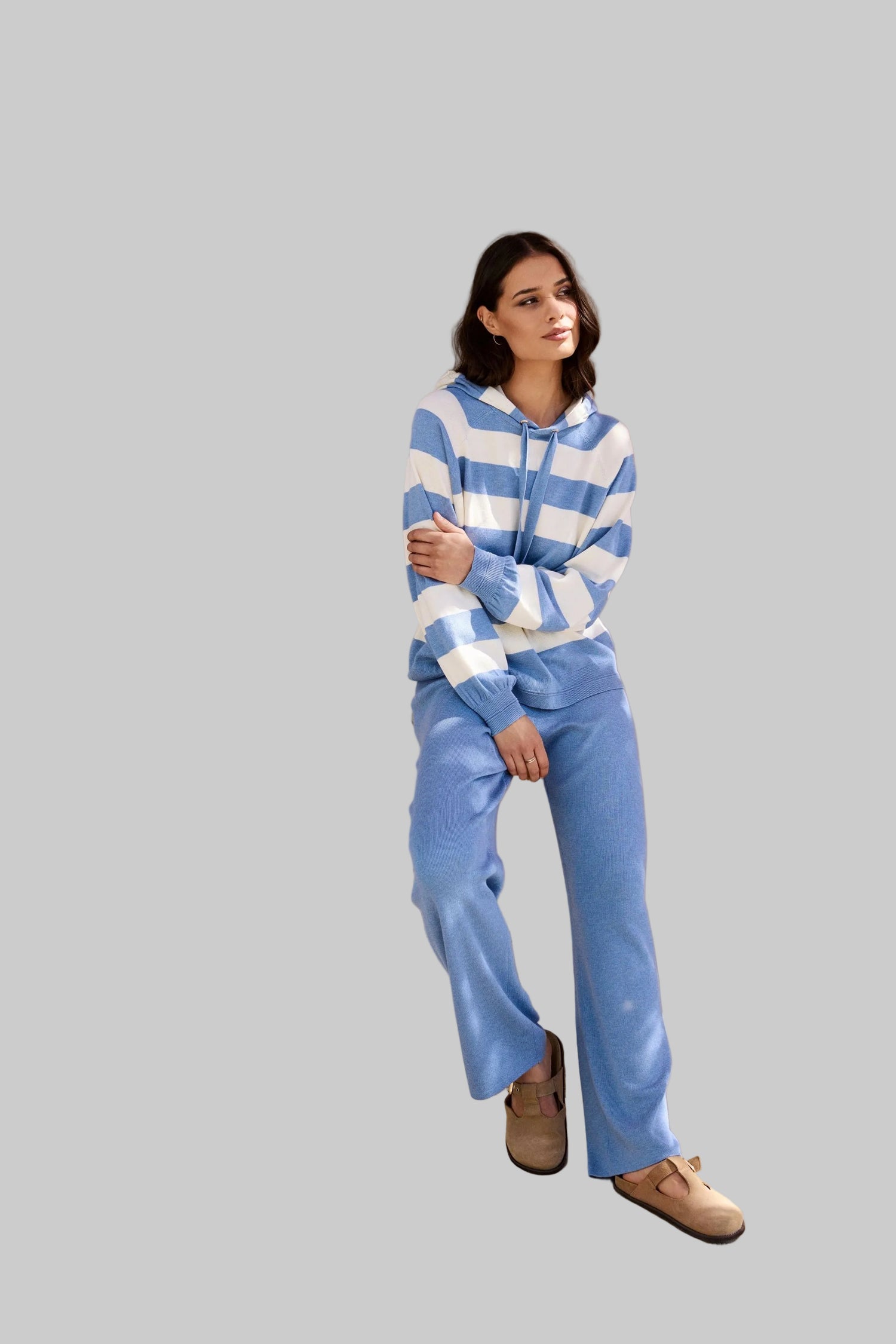 Wide Leg Knit Lounge Pant