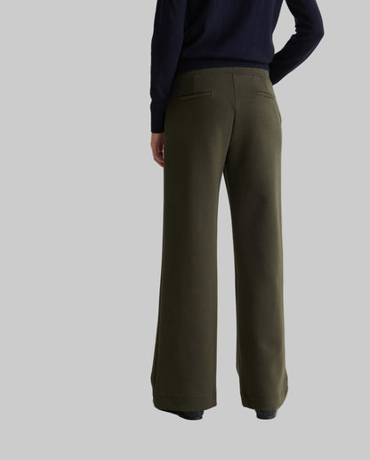 Elastic Wide-Leg Pants