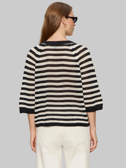 Lace Up Sweater