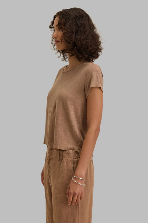 Velvet Top TShirt Linen